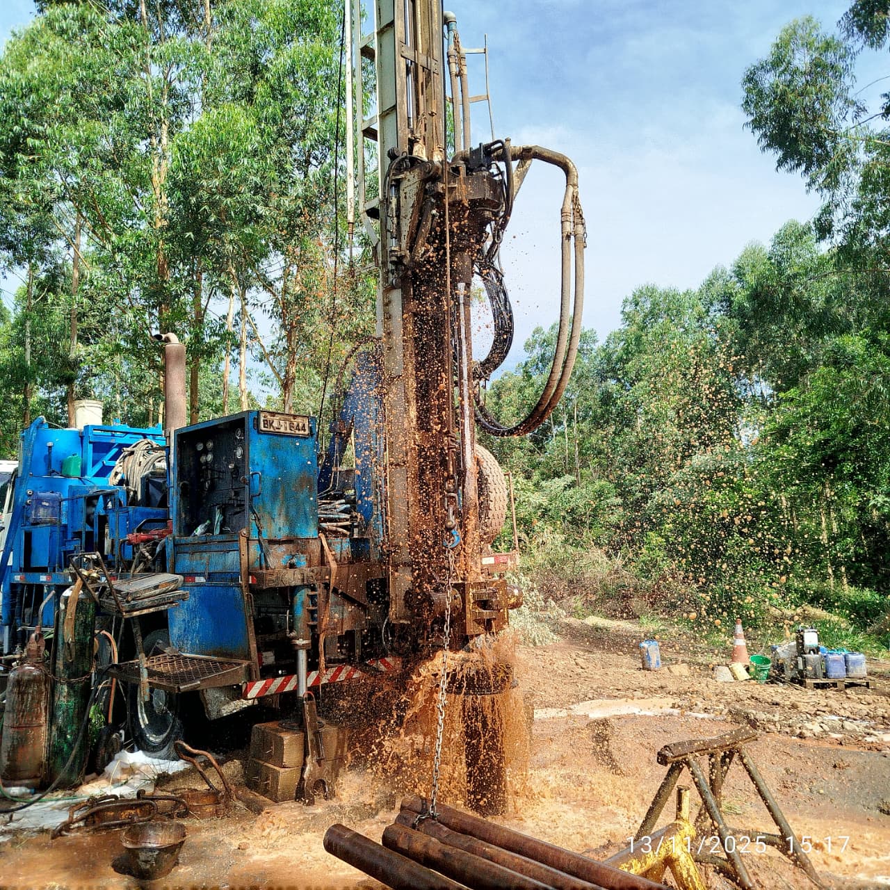 Estudo hidrogeológico para locação de poço tubular